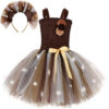 Lion Costume Tutu Dress for Kid Girl 1-12 Years