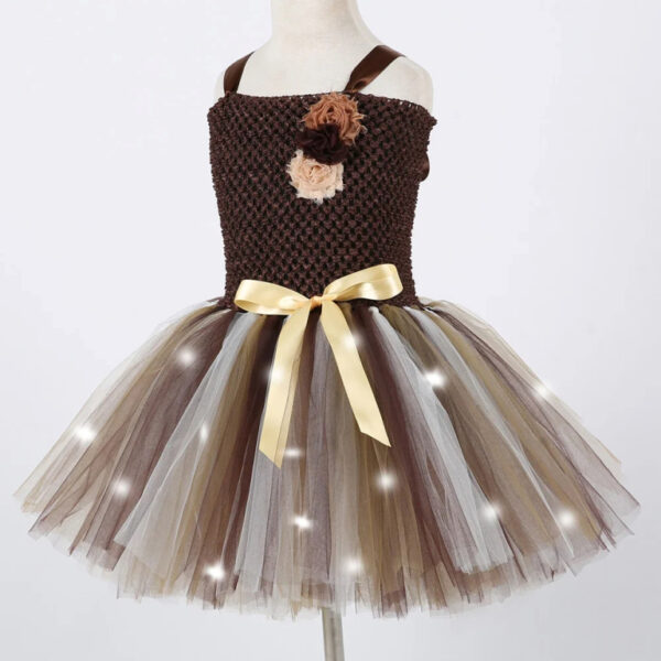 Lion Costume Tutu Dress for Kid Girl 1-12 Years