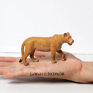 Realistic Zoo Animal Lion Figurine