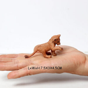 Realistic Zoo Animal Lion Figurine