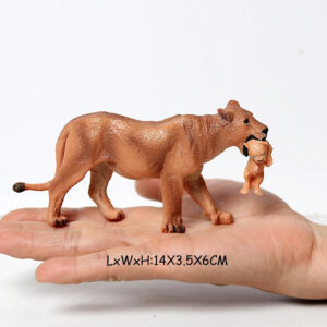 Realistic Zoo Animal Lion Figurine