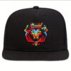 Lion Embroidered Snapback Hat