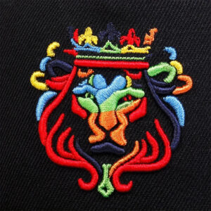 Lion Embroidered Snapback Hat