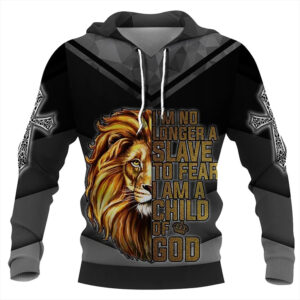 I'm A Child Of God Lion Hoodie