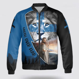 Faith Over Fear Jesus Lion Jacket