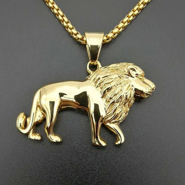 Domineering Lion Pendant Necklace