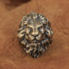 High Detail Lion Ring for Biker